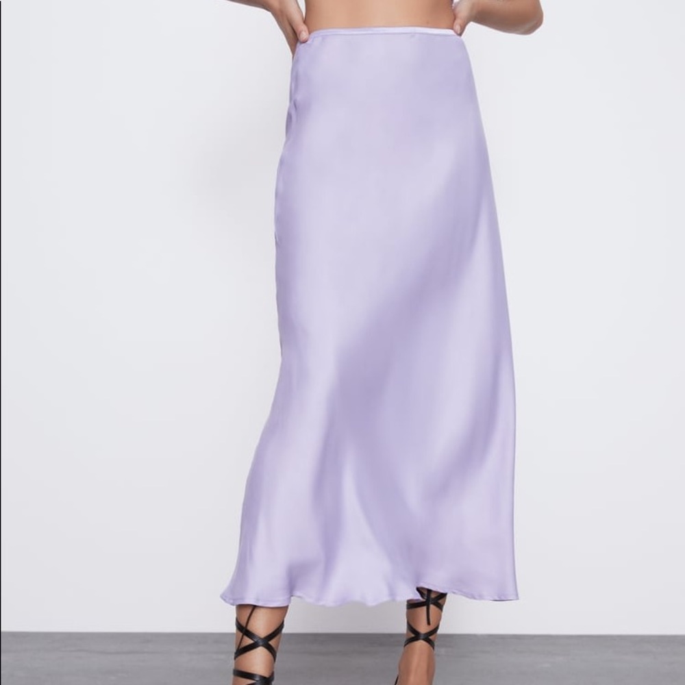 Lilac slip skirt 💜